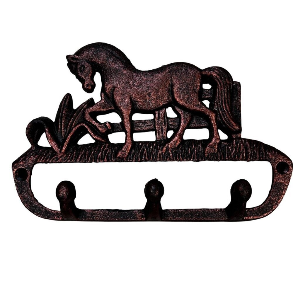 Cast Iron Horse Hook Decoration Western Country Equestrian